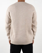 C Embroidered Knitted Jumper