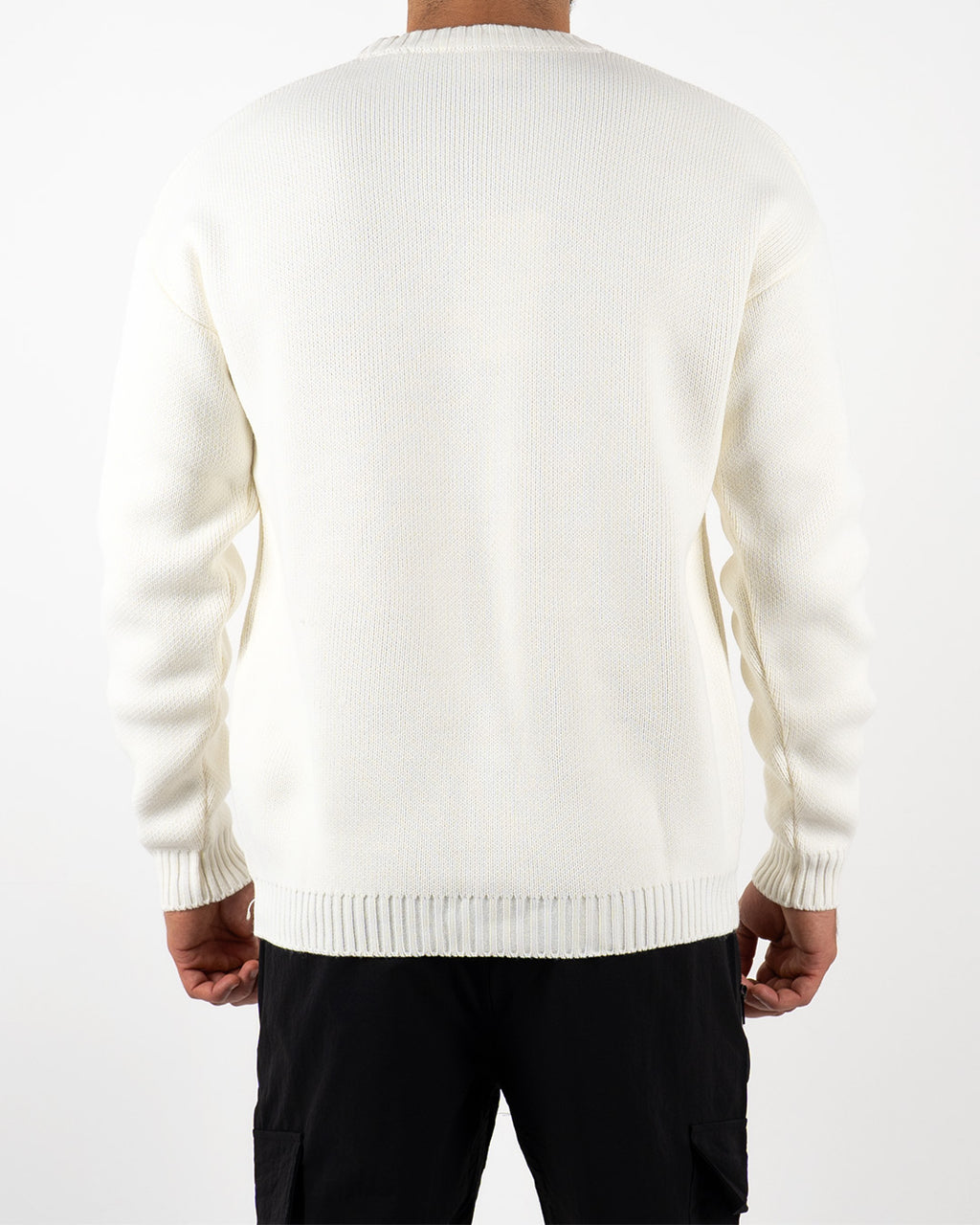 C Embroidered Knitted Jumper