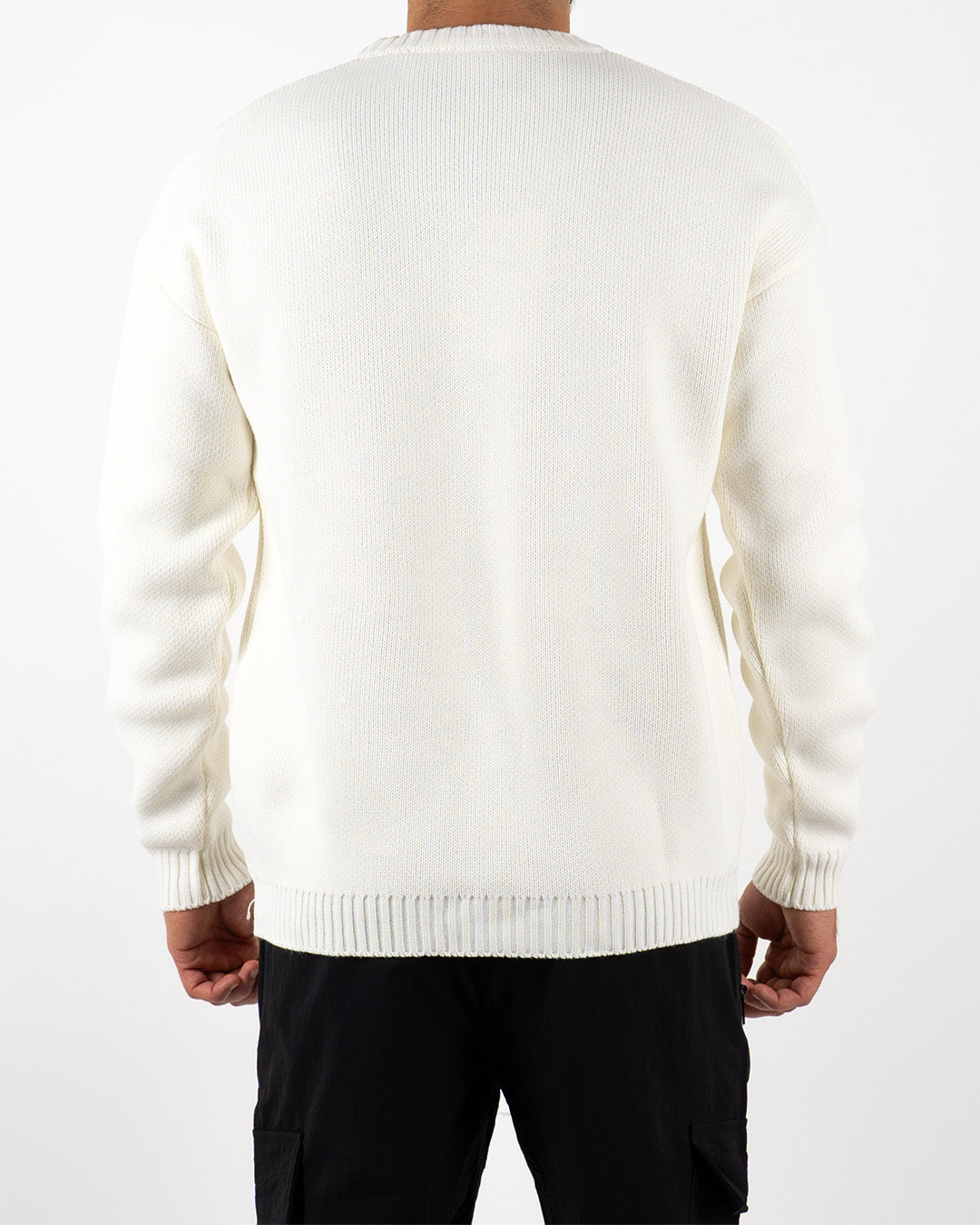 C Embroidered Knitted Jumper
