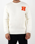 H Embroidered Knitted Jumper