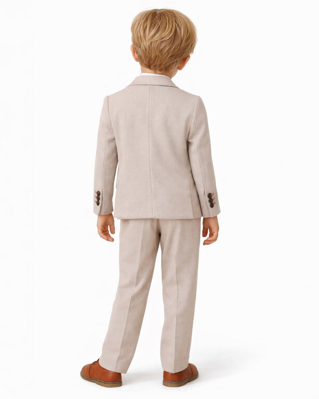 HM5 Boys Stone Tailored Three Piece Suit