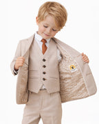 HM5 Boys Stone Tailored Three Piece Suit