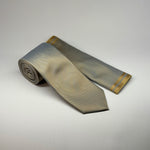 MC Houndstooth - Tie & Pocket Square Set in Gold & Light Blue