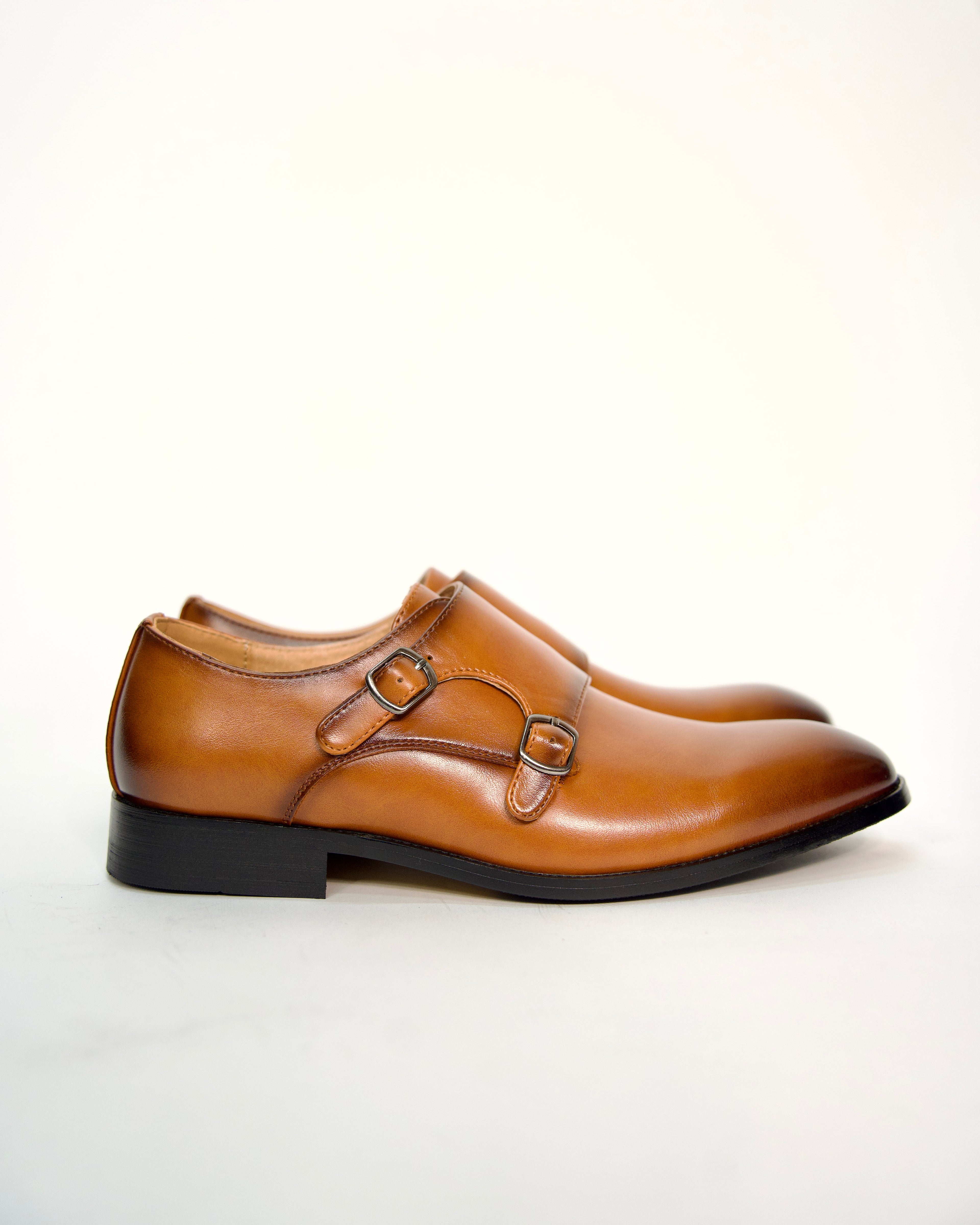 Double Monk Strap Shoes Milano Couture Double Monk Strap Shoes Milano Couture