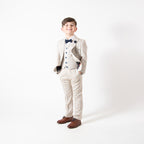 Caridi - Beige Children's Three Piece Suit