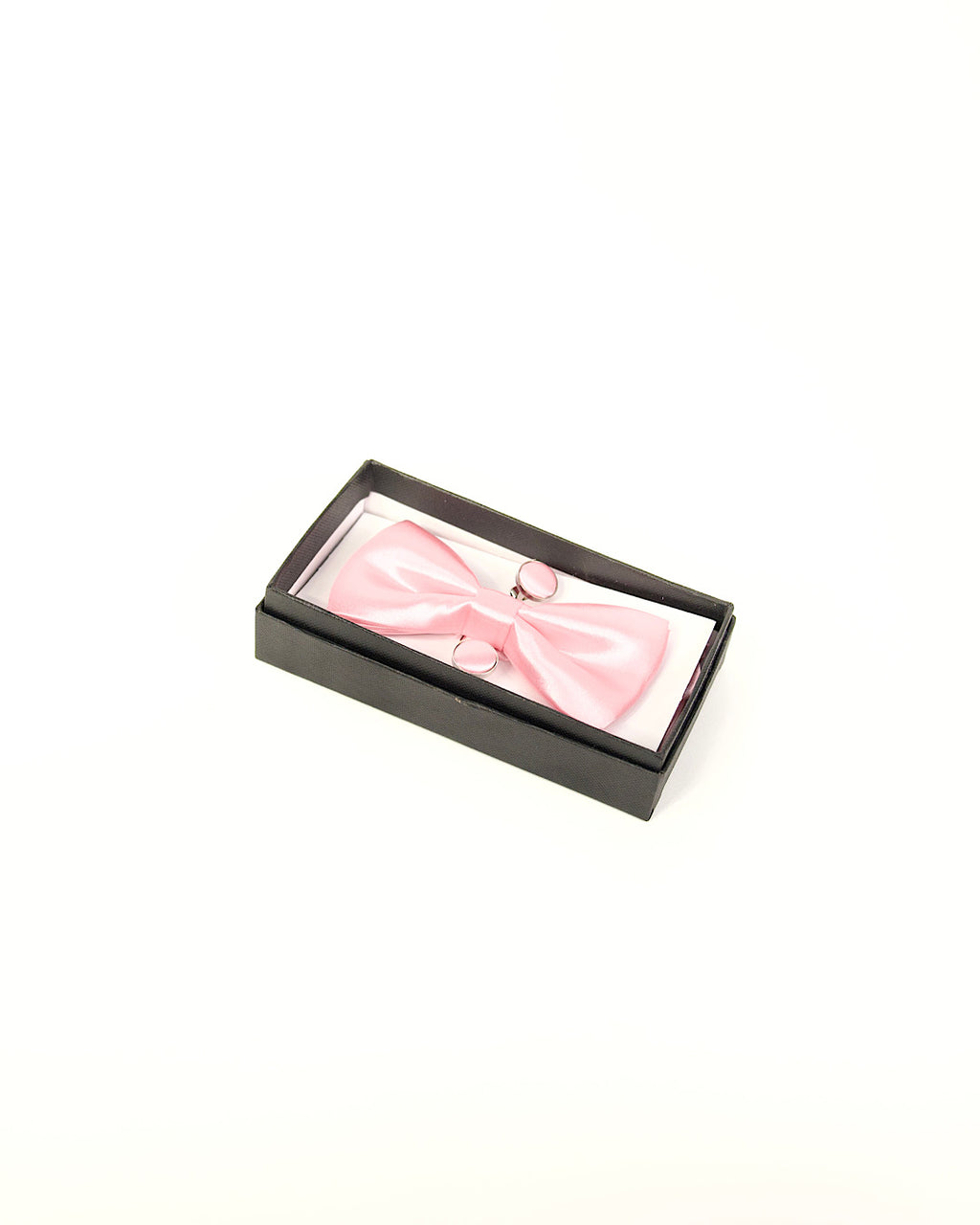 MD Stanley - Satin Bow Tie & Pocket Square Set