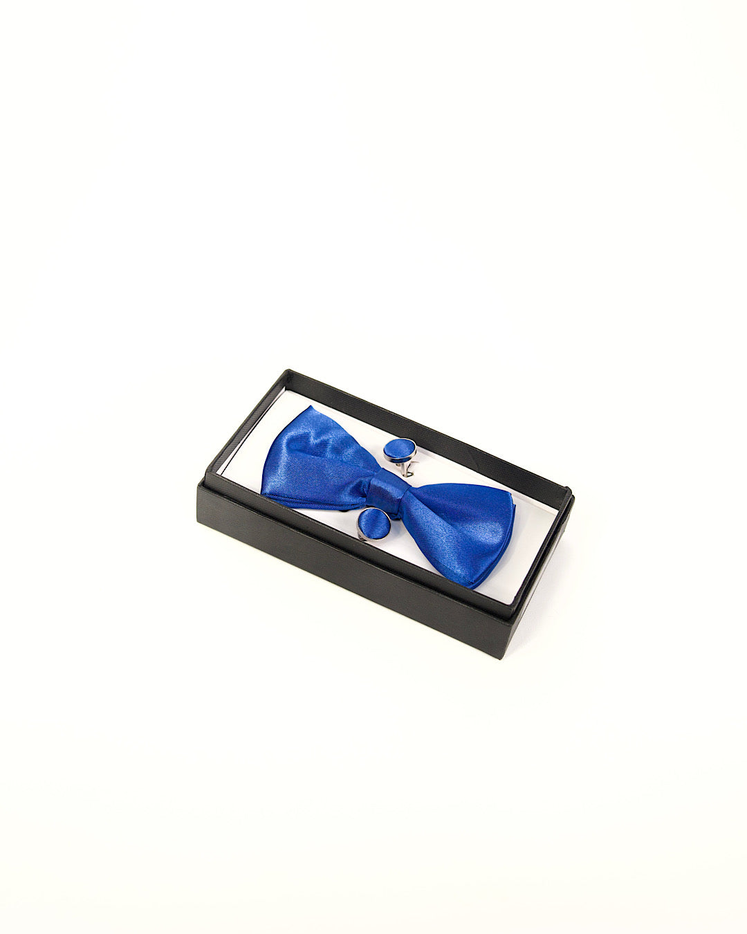 MD Stanley - Satin Bow Tie & Pocket Square Set
