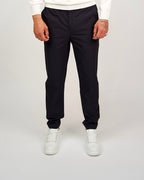 Navy Slim Fit Elasticated Waist Trousers