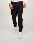 Navy Slim Fit Elasticated Waist Trousers