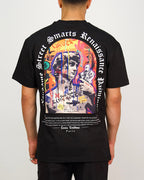 Urban Collage Statue Print T-Shirt