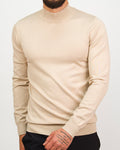 Mock Neck Sweater Apricot