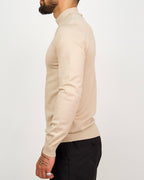 Mock Neck Sweater Apricot