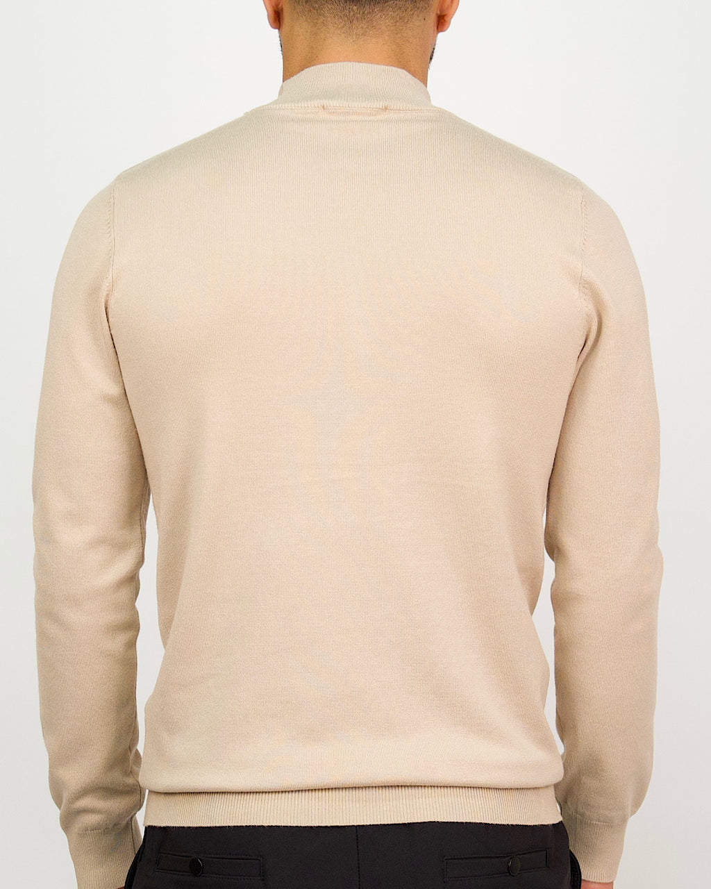 Mock Neck Sweater Apricot