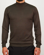 Mock Neck Sweater Gucci Green