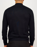 Mock Neck Sweater Navy