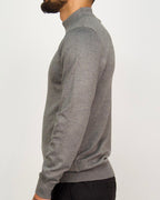 Mock Neck Sweater Light Grey