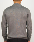 Mock Neck Sweater Light Grey
