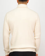 Knitted Roll Neck Sweater White
