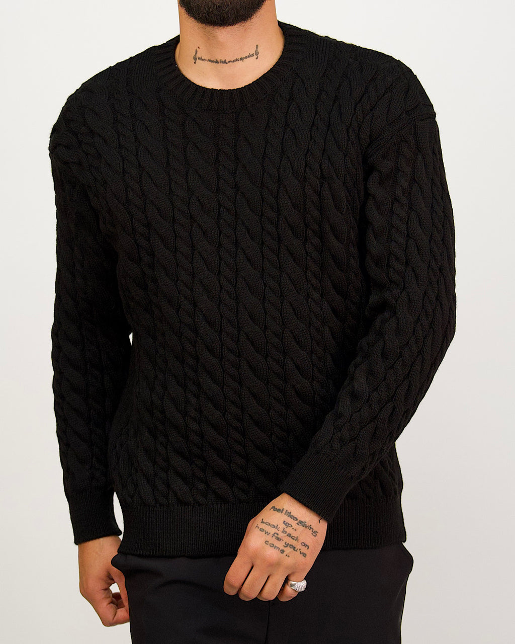 Chunky Cable Knit Sweater