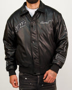 Atelier Patchwork Faux Leather Bomber Jacket