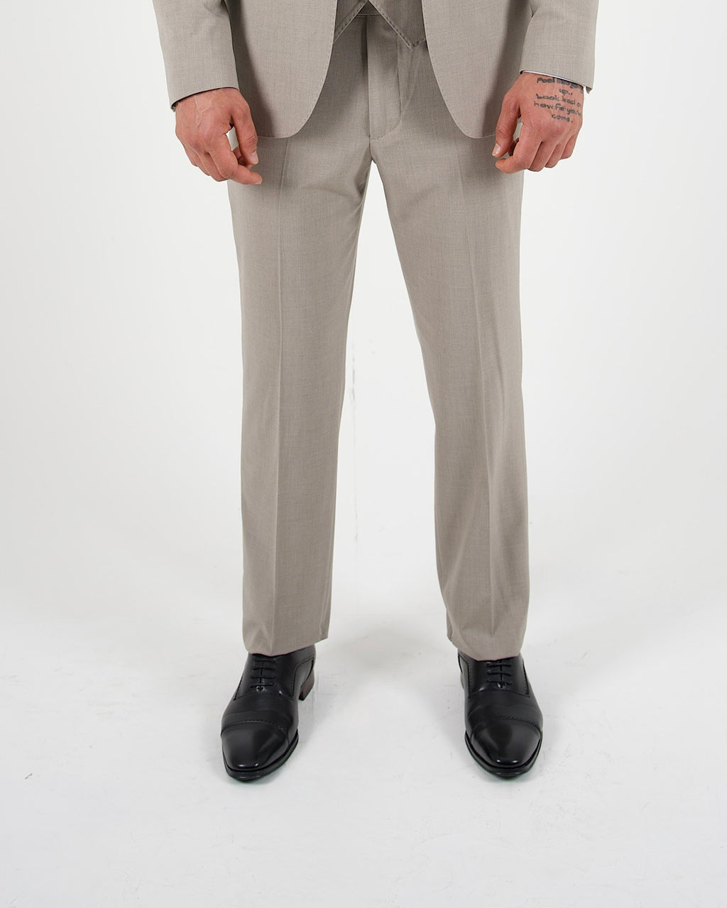 Milano Black Label Beige Three Piece Suit