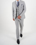 Milano Black Label Grey Three Piece Suit