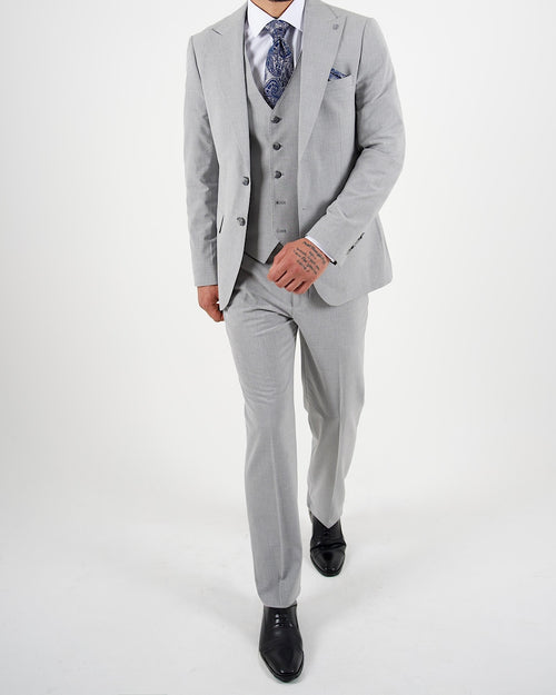 Milano Black Label Grey Three Piece Suit