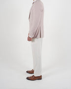 Milano Pink Blazer & White Trousers Two Piece Suit