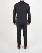 Milano Black Stretch Three Piece Suit