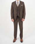 Black Label Brown Three Piece Suit