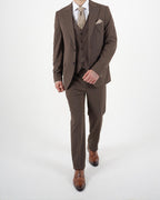 Milano Black Label Brown Three Piece Suit