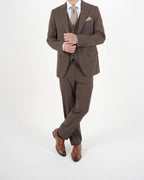 Milano Black Label Brown Three Piece Suit