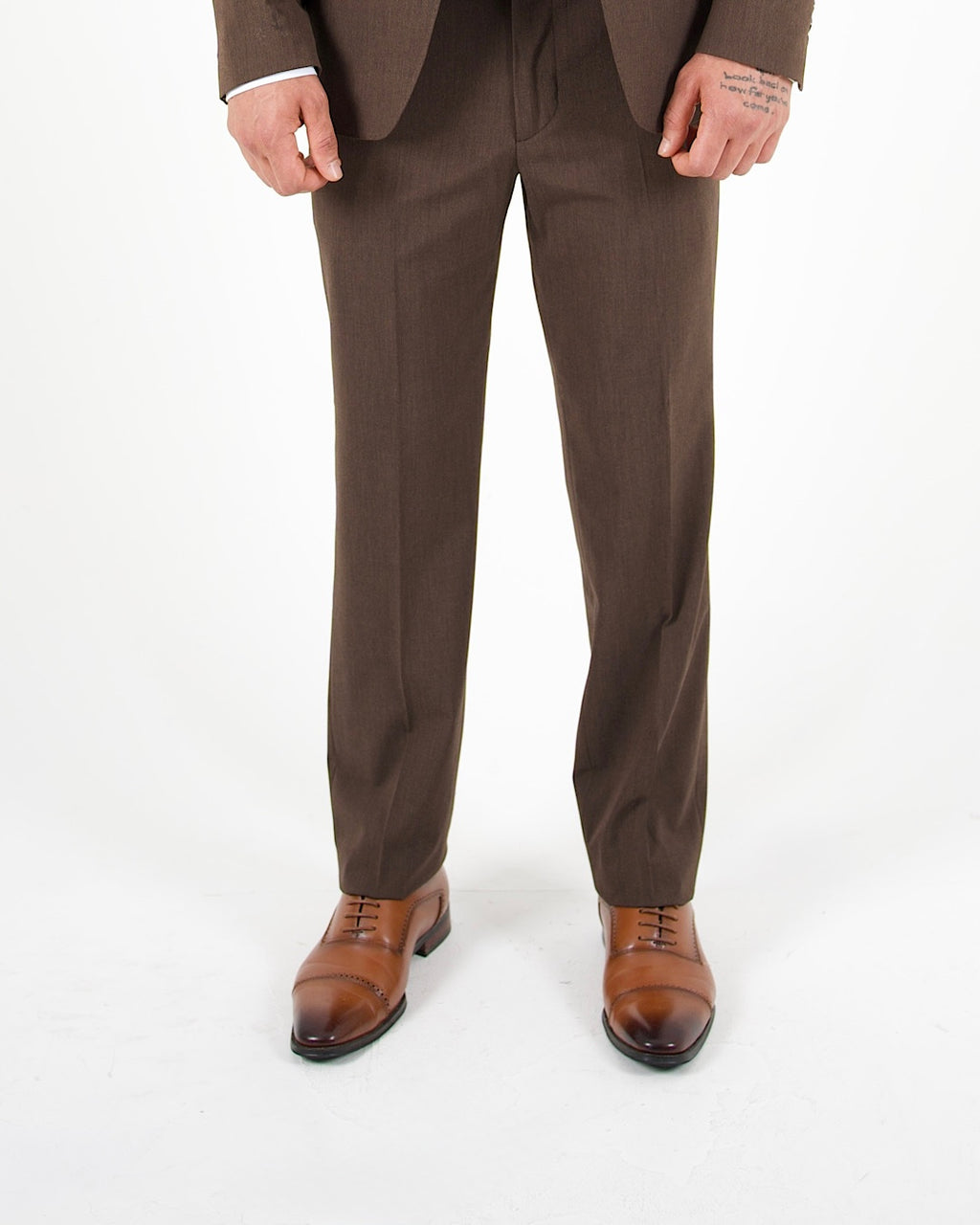 Milano Black Label Brown Three Piece Suit