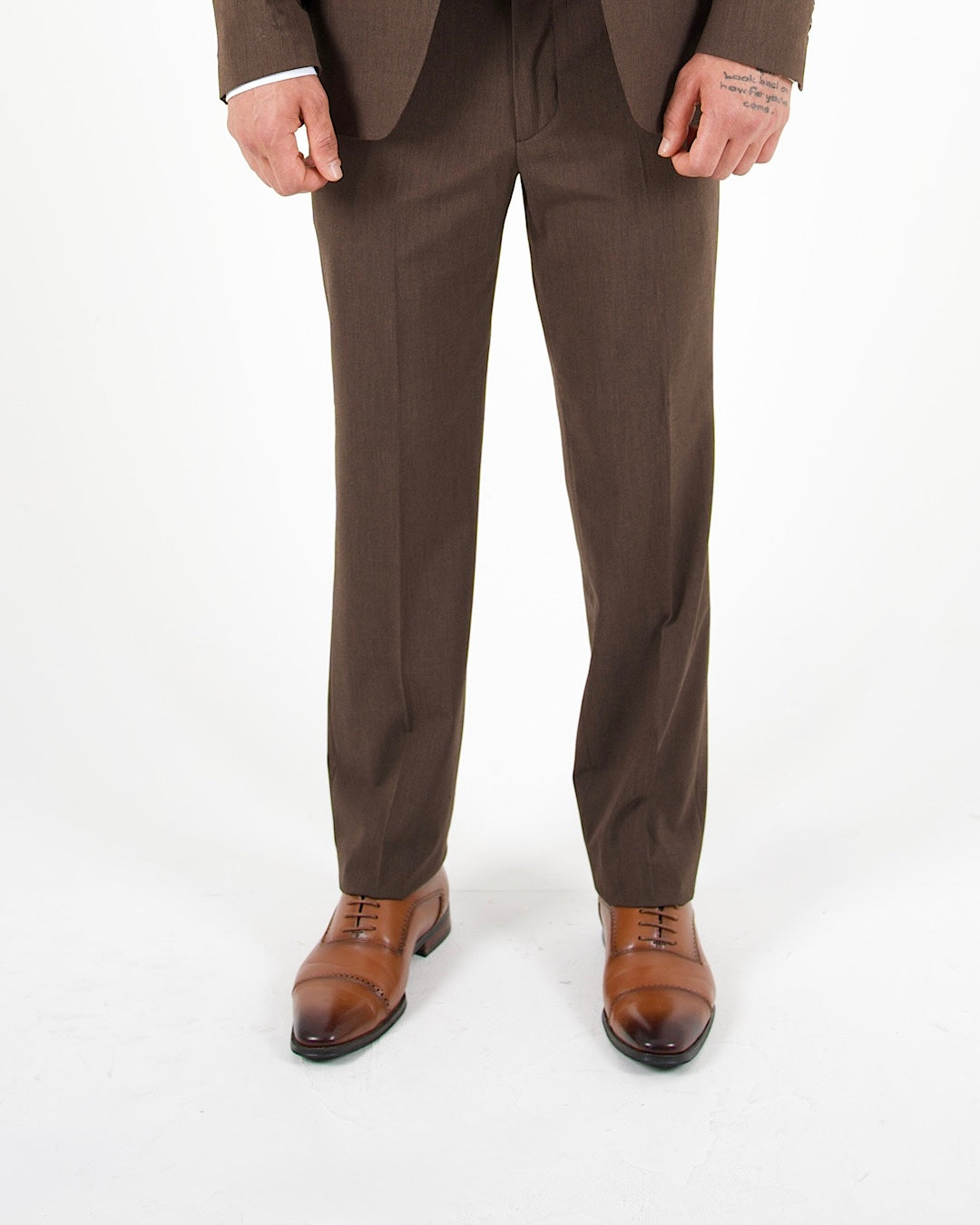 Milano Black Label Brown Three Piece Suit