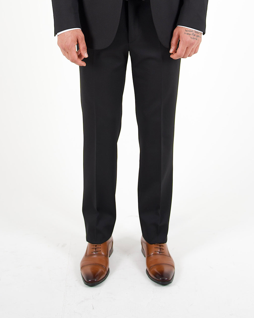 Milano Black Stretch Three Piece Suit