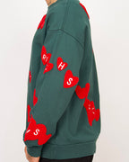 Paris Heart Patch Sweatshirt