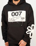 007 Patchwork Graphic Hoodie
