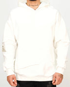 Multi-Panel Distressed Hoodie