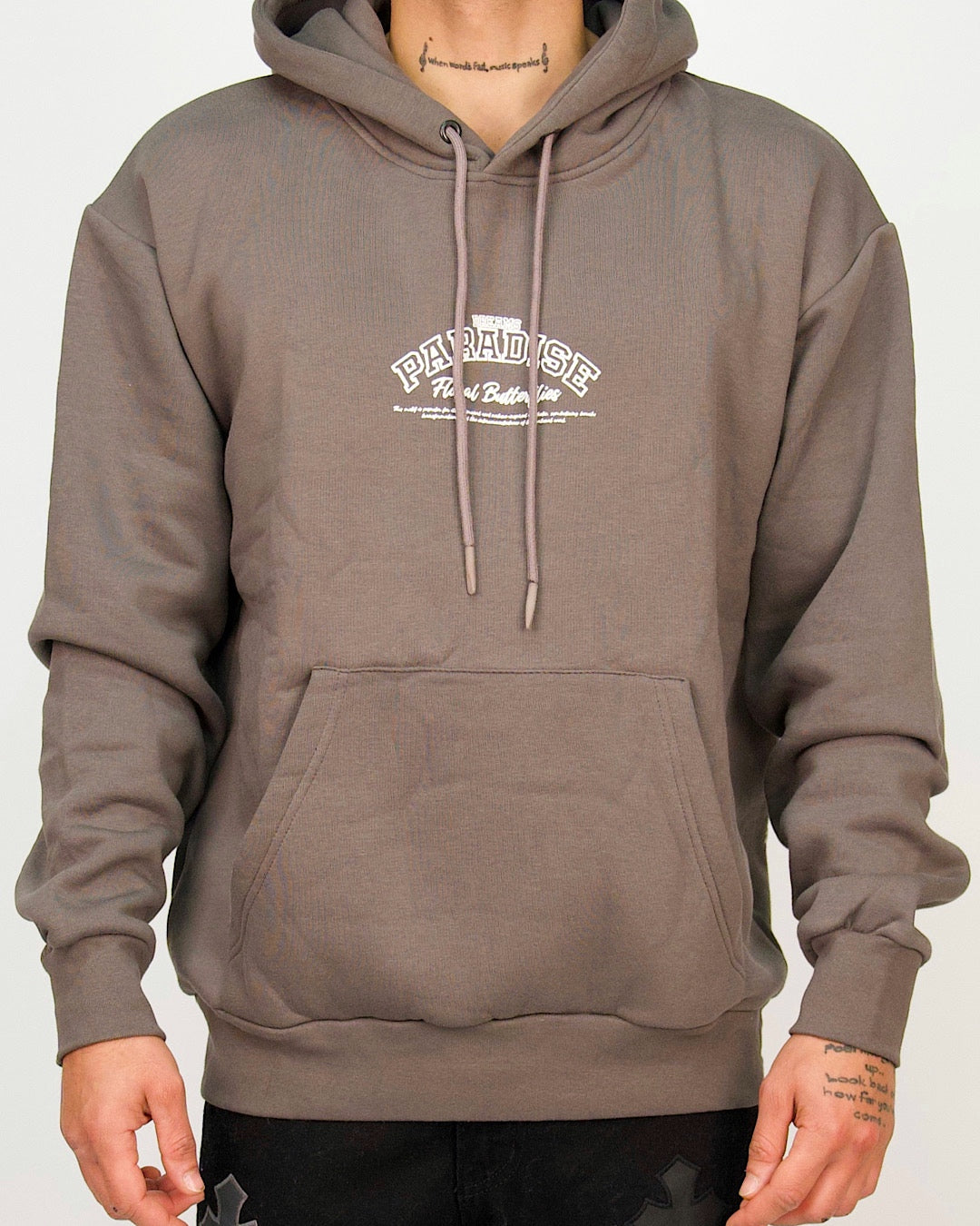 Paradise Floral Butterfly Hoodie