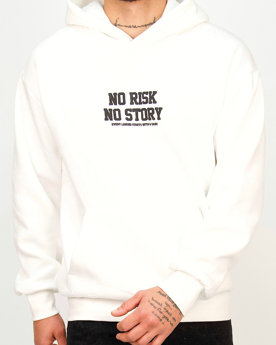 No Risk No Story Graphic Hoodie