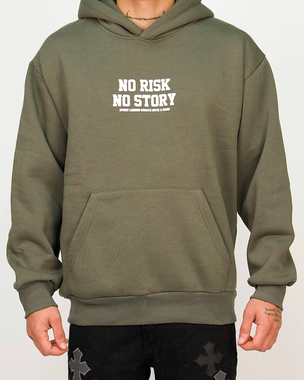 No Risk No Story Graphic Hoodie