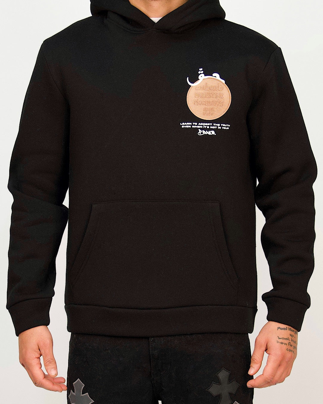 Palestine Coin Graphic Hoodie