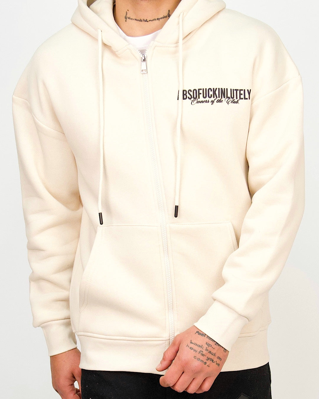 'Owners' Statement Zip-Up Hoodie