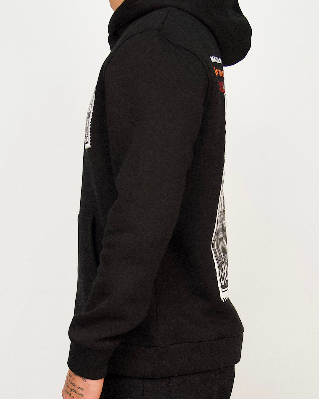 Palestine Stamp Graphic Hoodie