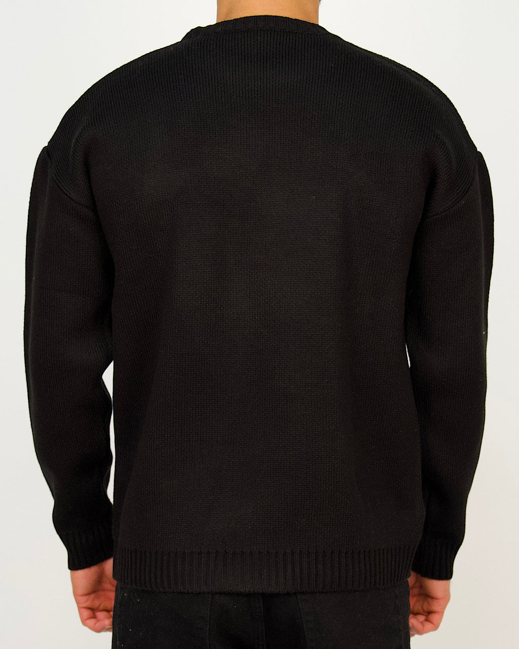 Varsity Crest Knit Sweater