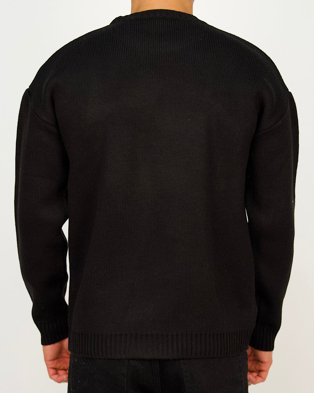 Varsity Crest Knit Sweater