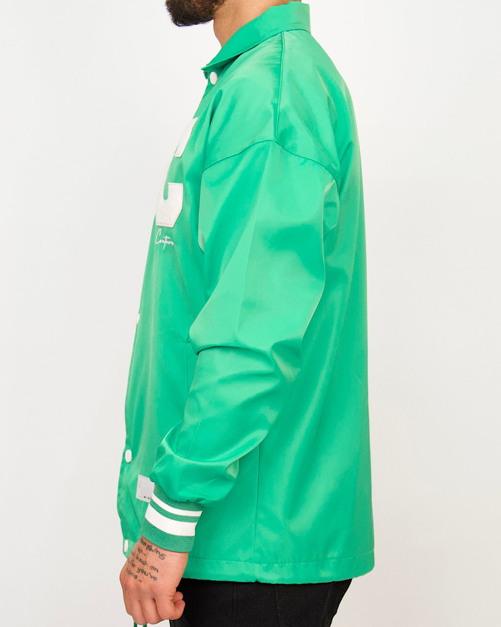 Collared Varsity 'C' Detail Jacket