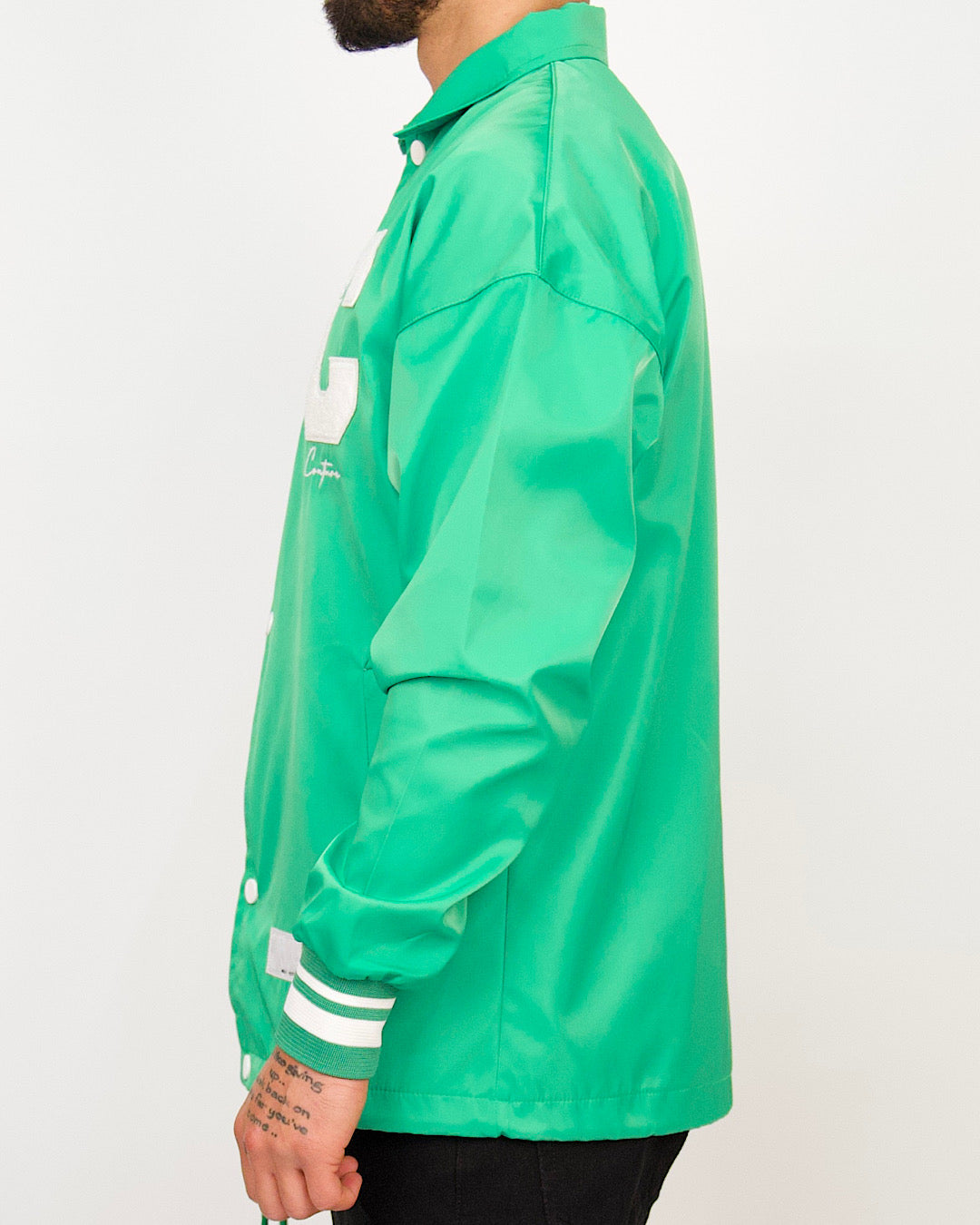 Collared Varsity 'C' Detail Jacket