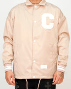 Collared Varsity 'C' Detail Jacket