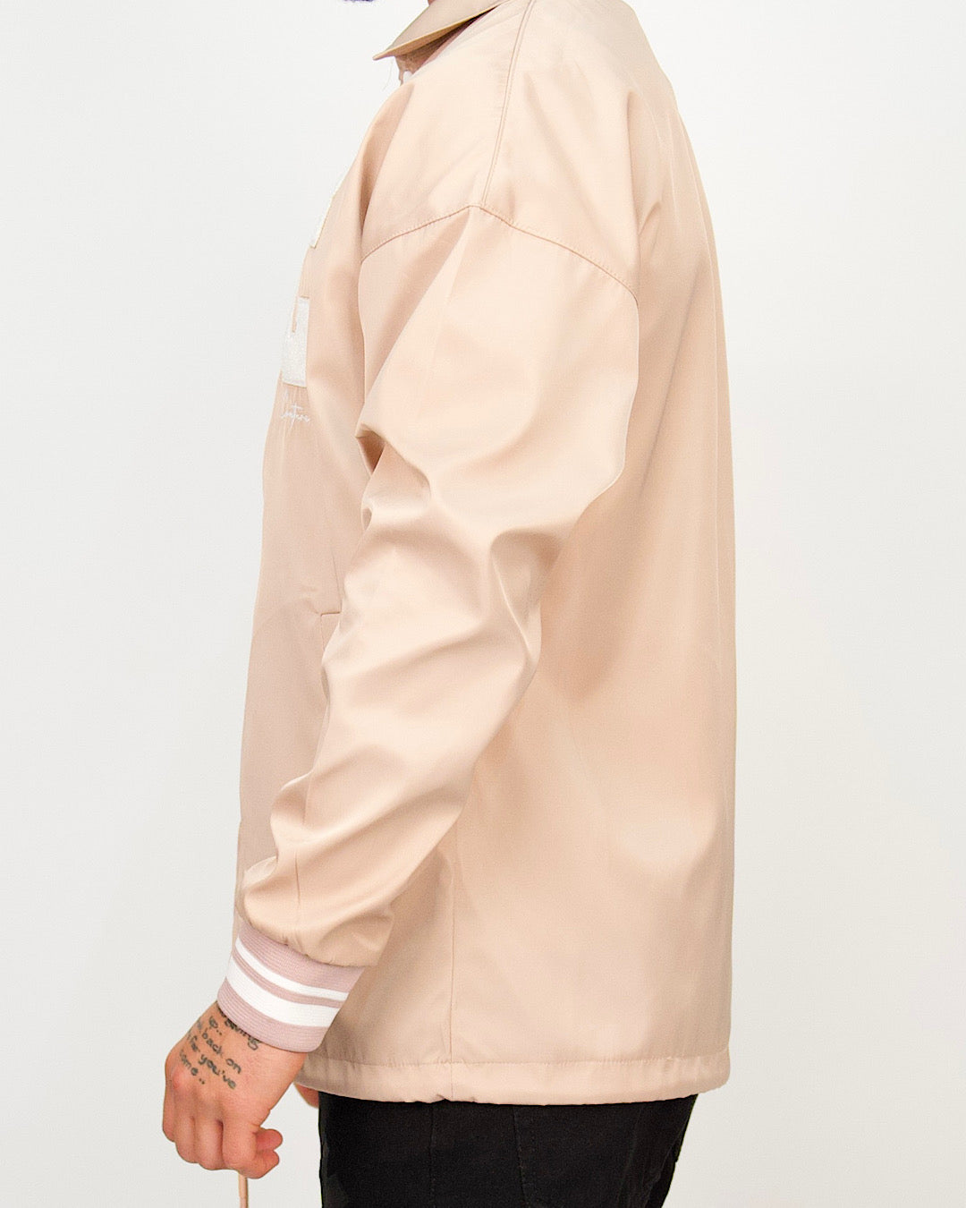 Collared Varsity 'C' Detail Jacket